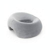 Contoured Prone Massage Pillow Soft Textile Cover Donut Face Cradle Pillow