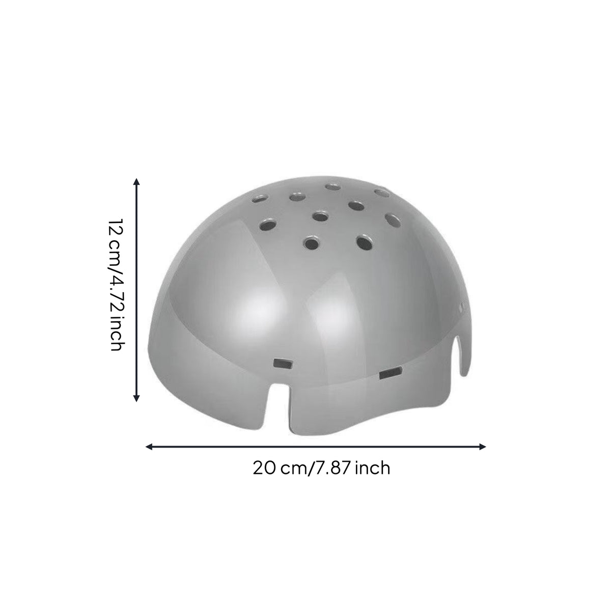 Ventilated ABS Helmet Shell Molded Helmet Shell with Ventilation Holes Safeguarding Bump Cap Shock Absorbing for DIY Costumes