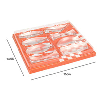 8 Pieces Optical Lens Set with Storage Box Demonstration Geometric Optics Kit