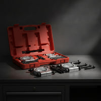 Heat Treated Bearing Puller Set with Case Heavy Duty Bearing Puller Kit with Case Long-Lasting Tool Versatile for Mechanics
