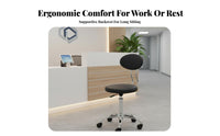 Armless Task Chair with casters Minimalist Design Armless Rolling Chair Ergonomic spinerest Office Furniture for Students, Teens, Study Room, Bedroom