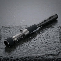 Unified Rod Handle Woven Finish Carbon Fiber Rod Metal Connector Textured Fishing Grip