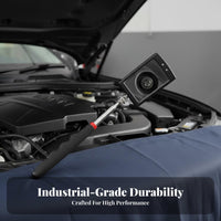 Telescopic Inspection Mirror Adjustable Reach Inspection Mirror Distortion Reflection Repair Specialist Tool for Technicians, Auto Repair