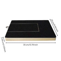 Abrasive Dog Nail Scratching Board Flat Dog Nail Scratch Board Stable Natural for Home Grooming