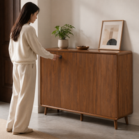 Modern Shoe Cabinet, Shoe Wardrobe with Fingerprint Lock, Wood-Based Shoe Storage for Seniors, Delivery to the Building