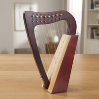 String Harp Compact Lyre Lightweight String Instrument for Hobbyists, Home Practice