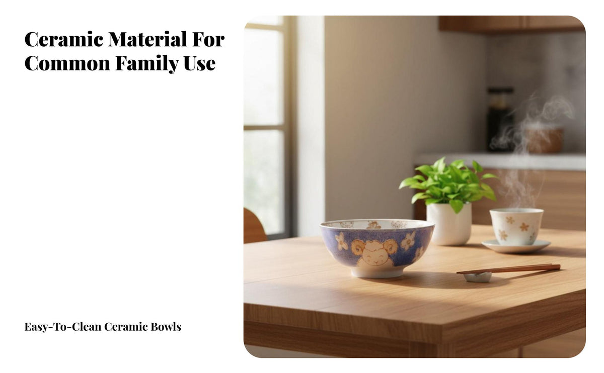 Ceramic Bowl, Cartoon Zodiac Animal Design, Underglaze Color, Creative Rice & Soup Bowl, Cute Tableware for Adults