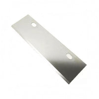 Mounting Holes Replacement Blade Flat Grill Scraper Blade Rectangular Straight Edge