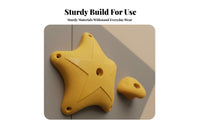 Grip Training Holds Indoor and Outdoor Use Shaped Climbing Grip Stable Mounting Easy Installation for Adults, Beginners, School