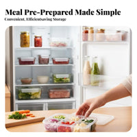 4 Pieces Ingredient Portion Box Set complimentaryzer Safe Food Container Safe food-grade pfinalic