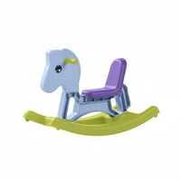 Multifunction Ride Toy Cognitive Training Easy to Move Rocking Horse for Children
