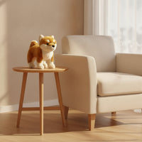 Akita Inu Stuffed Toy Soft Akita Dog Stuffed Toy Standing for Bedroom Decor