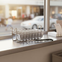 8 Slot Taco Holder Rack Fryer Basket Easy to Maintain 8-Slot Taco Frying Basket Dishwasher for Commercial Kitchens, Restaurants