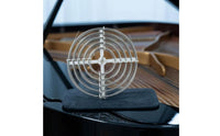 Central Hub Piano String Winder Hooked Arms Piano Winding Tool Metal Cross-Shaped Winding Tool