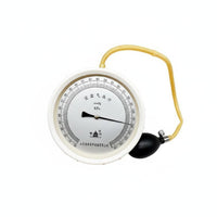 High Precision Aneroid Pressure Gauge Easy to Read Laboratory Pressure Gauge Clear Face Pressure Test Meter Sturdy Build for Teachers, Students, Laboratory, Classroom, School