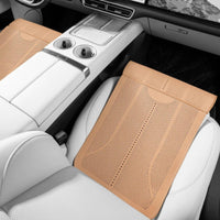 Breathable Car Seat Cushion with Leg Rest Comfortable Front Seat Cushion with Leg Support Fatigue-Resistant High-Density for Commuters, Road Trips