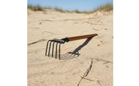 5 Tine Beach Rake Versatile Shellfish Digging Rake Tines Steel Digging Claw for Gardeners, Beach, Vegetable Bed