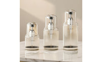 Travel Pump Bottle Transparent Pump Bottle Toiletry Bottles Compact BPABPA-Free for Travelers, Bathroom, Vanity