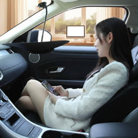 Heat Insulation Suction Cup Sunshade Protection Car Window Shade Versatile Use Portable Sun Blocker Foldable Design for Parents, Office Workers, Gamers, Travel, Desk
