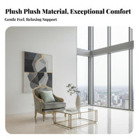 Carved Frame Three-Seater Sofa French design 3-Seater Deep Seat Sofa Light Luxury Design Living Room Seating for Families, Adults, Home, Lounge, Office