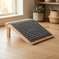 Foldable Pet Ramp Non-Slip Wooden Pet Ramp Portable for Couch, Small Pets