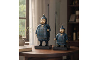 Terracotta Guard Figurines Matte Terracotta Soldiers Figurines Detailed Decorations for Collectors, History lovers , Office