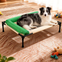Washable Elevated Dog Cot Breathable Elevated Dog Bed Detachable Pet Sling Bed Year-Round for Small Dogs, Cats, Indoor, Summer