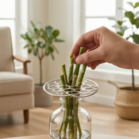 Stainless Steel Metal Flower Frog with Cutouts Rustproof Flower Frog Reusable Vase Grid Easy to Use for Florists, Hobbyists, Tabletop Arrangements, Home Decor