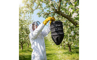 Foldable Collapsible Bee Swarm Catcher Drawstring Closure Folding Bee Collecting Bag Breathable Beekeeping Equipment Double-Layer Material for Beekeepers, Apiarists, Outdoor