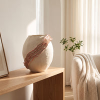 Ceramic Vase Handmade Decorative Vase Matte Vessel for Living Room