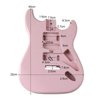 Guitar Body Blank Pre-Pre-Cut Electric Guitar Body Personalization for Luthier