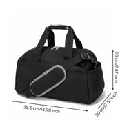 Adjustable Shoulder Strap Soft-Sided Rectangular Duffel Carry Handles Travel Duffel Bag Multiple Pockets Personal Luggage