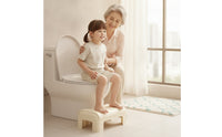 Anti-Slip Toilet Stool Compact Toilet Footstool Stable Squatting Stool Space-Saving for Family