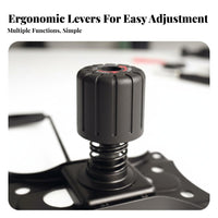 Butterfly Chair Tilt Mechanism Thickened Steel Office Chair Base Plate Heavy Duty Swivel Base Plate Control for DIY Enthusiasts