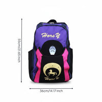 Equestrian Backpack Multi-Function Horse Helmet Backpack Made Horse Boots Bag