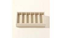 Velvet Sunglasses Storage Tray 5-Slot Sunglasses Display Tray Minimalist Eyewear Organizer Divided for Dresser