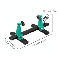 Adjustable PCB Clamp 360-Degree Rotation PCB Fixture Frame Knurled Knobs Circuit Board Soldering Stand