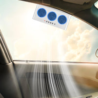 USB Powered Car Window Exhaust Fan Heat Dissipation Vehicle Air Circulator for Summer