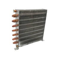 Finned Refrigerator Condenser Coil Copper Condenser with Aluminum Fins Compact Heat Exchanger Easy to Install for Technicians