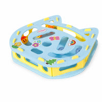 Cat Maze Toy with Balls Enrichment Cat Puzzle Maze Toy Hunting Hide and Seek for Cats, Living Room, Home