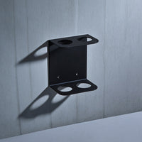 Home Gym Bar Wall Rack Matte Black Barbell Wall Rack Compact Vertical Barbell Holder for Athletes