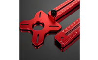 Star-Shaped Top Plate Router Circle Cutting Jig Aluminum Alloy Circle-Cutting Jig Detachable Adjustable Router Guide Removable Design