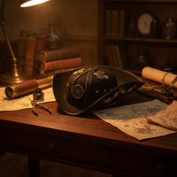Steampunk Pirate Hat Black Classic for Cosplay, Theater