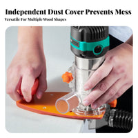 Woodworking Chamfering Tool Fast and Stable Trimming Handheld Wood Trimmer Laminate Trimmer R Available Er Transparent Base