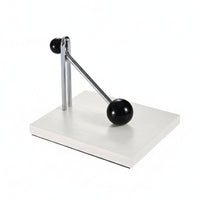 Napkin Holder with Wooden Base Modern Paper Napkin Holder Desktop Organizer for Coffee Shops