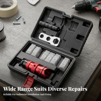 Electric Rivet Adapter Set Molded Compartments Rivet Adapter Kit Threaded End