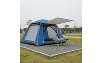 Waterproof Instant Camping Tent Mosquito Netting Automatic Quick-Setup Tent Sun Protection Portable Outdoor Shelter Spacious Interior for Families, Kids, Picnic, Beach