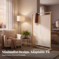 Chinese design Single-Panel Standing Screen Minimalist Design Room partitionr meditative-Inspired Space Partition Freestanding for Tea aficionados, Apartment Dwellers, Interior Designers, Entryway, Bedroom, Restaurant, Virtual Meetings
