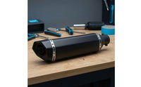 51mm Motorcycle Exhaust Muffler Performance Slip-on Muffler Heat-Resistant Motorcycle Exhaust with Mounting Hardware Rustproof for Motorcyclists, Custom Build