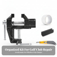 Double-Sided Adhesive Tape Home DIY Golf Club Regrip Tool Set Easy to Use Golf Grip Replacement Kit Sports Gear Allcomplete Set